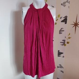 Women's Michael Stars Magenta Blouse Tank M